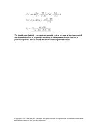 Chapter 16 Homework&nbsp;First we need to determine the initial conditions which in this