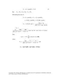 Chapter 17 Homework&nbsp;The average power dissipation caused by the dc component