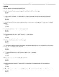 Business Communication Chapter 4 Which The Following Sentences Contains The Best