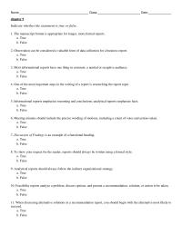 Business Communication Chapter 9 The Most Efficient Means Investigating Past Performance