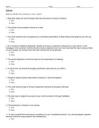 Business Communication Unit Test Todays Employees Must Use Variety Media Communicate