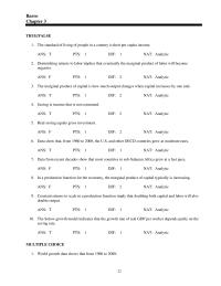 Economics Chapter 3 The US and other OECD countries had high levels of GDP per