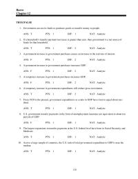 Economics Chapter 12 The Real Interest Rated None