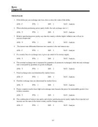 Economics Chapter 18 Analyticc Lowers The Fixed Value Its Currencyd