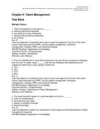 Human Resources Chapter 09 if a company requires annual reviews of employee