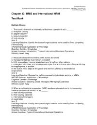 Human Resources Chapter 13 Applications And Future Directions 4esage Publishing 2018cognitive