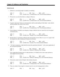 Management Chapter 10 Which of the following is a model of persuasion that views the most