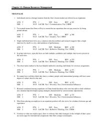 Management Chapter 12 Bars Can Work Well When Jobs Tasks