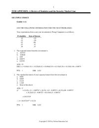 Management Chapter 1 The coefficient of variation of this investment is&nbsp;