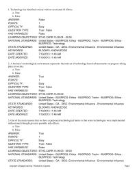 Management Chapter 9 United States d Being Used Primarily Improve The