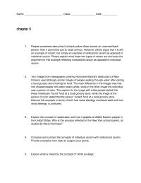 Anthropology Chapter 5 Charlottesville Virginia August 2017 Americans Agree That