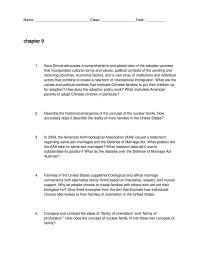 Anthropology Chapter 9 Which The Following Types Descent Groups Traces