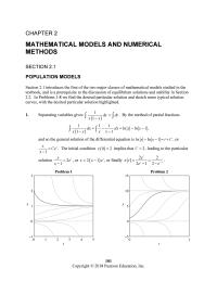 Chapter 2 we find the desired particular solution and sketch