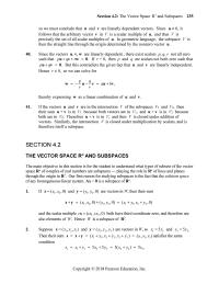 Chapter 4 Our first reason for studying subspaces