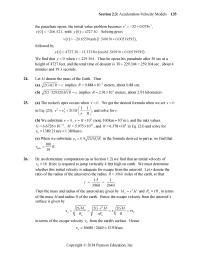 Chapter 4&nbsp;&nbsp;We must determine&nbsp;whether this initial velocity