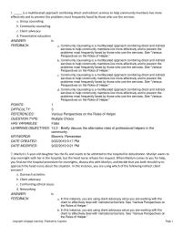 Counseling Chapter 12 See educating The Community Developing Strategies That Will