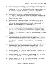 Chapter 4 First we subtract the second equation from the