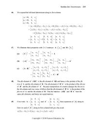Chapter 4 We expand the left-hand determinant along