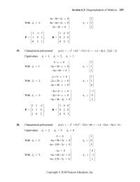 Chapter 4 The given matrix A has only the two linearly