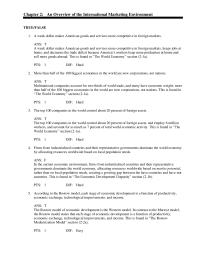 Marketing Chapter 2 Us Government Through The Overseas Private Investment
