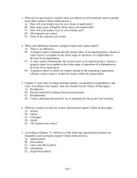 Business Communication Chapter 17 What Are Two Questions Consider When You