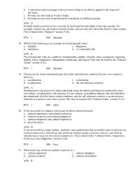 Marketing Chapter 5 A salesman could not engage in door-to-door&nbsp;