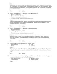 Marketing Chapter 6 These deficiencies combined with its vast geography