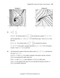 Chapter 4 indicating an unstable saddle point as illustrated
