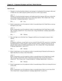 Marketing Chapter 8 Fout sourcing Has Been Around For Long Time