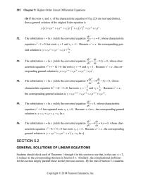 Chapter 5 although we do not prove the existence uniqueness