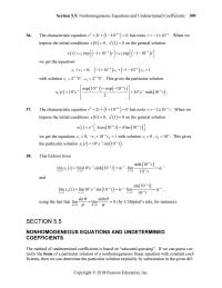 Chapter 5 undetermined coefficients does turn out to work