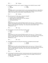 Marketing Chapter 13 Which language should be used if a marketer