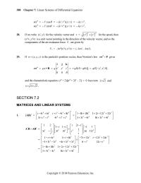 Chapter 7 we omit the verifications of the given solutions