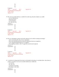Management Chapter 3 Computer Does Not Have Core Competency There