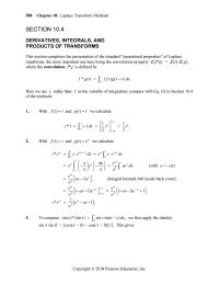 Chapter 10 the most important one here being the convolution
