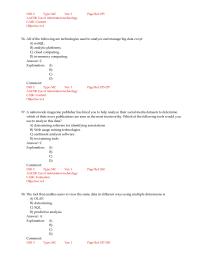 Management Chapter 6 but should include some assessment of data quality
