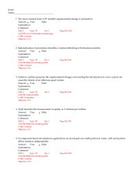 Management Chapter 13 The most common form of IT-enabled organizational change