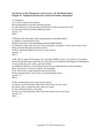 Management Chapter 16 Fixed payments that in sum will equal the policy’s initial face value