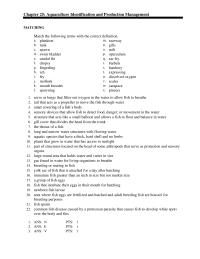 Veterinary Medicine Chapter 25 Aquaculture Identification And Production&nbsp;