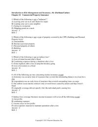 Management Chapter 22 Experience of the captain and crew