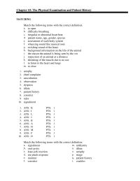 Veterinary Medicine Chapter 43 The Physical Examination And Patient