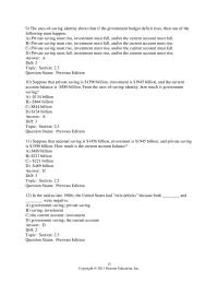 Economics Chapter 2 The uses-of-saving identity shows that if&nbsp;
