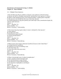 Environmental Engineering Chapter 14 Biochemical oxygen demand reflects the amount of organic