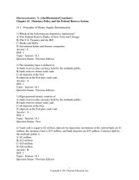 Economics Chapter 14 Calculate The New Currency deposit Ratio Show Your