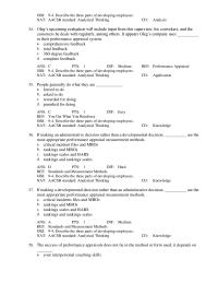 Management Chapter 9 If making a developmental decision rather than&nbsp;