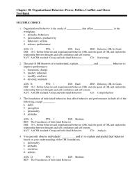 Management Chapter 10 The way to improve your self-confidence and self-esteem