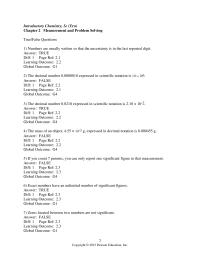 Chemical Engineering Chapter 2 Numbers are usually written so that the uncertainty
