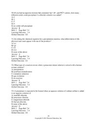 Chemical Engineering Chapter 7 In writing the chemical equation for a precipitation