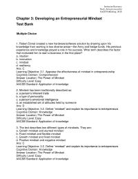 Entrepreneurship Chapter 03 Robert Donat created a new hardware/software solution