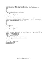Chemical Engineering Chapter 8 A balanced chemical equation used to prepare&nbsp;